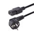 European/Swedish Power Cable Type F 2 Pin 250V/ 50Htz 16A