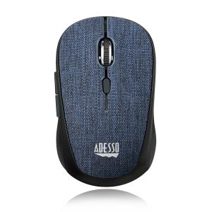 WIRELESS 5 BUTTONS FABRIC MINI MOUSE (BLUE)