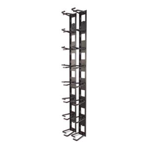 Vertical Cable Organizer/ 8 Cable Rings Zero U (qty. 2)