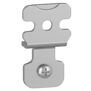 Set of 4 Wall Fixing Lugs, made of Steel. For Spacial S3D & CRNG Enclosure
