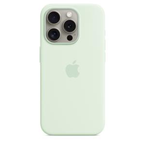 iPhone 15 Pro Silicone Case With Magsafe - Soft Mint