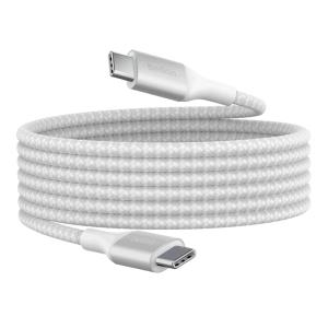 USB-c To USB-c 240w 2.0 Braided Pcr 1m White