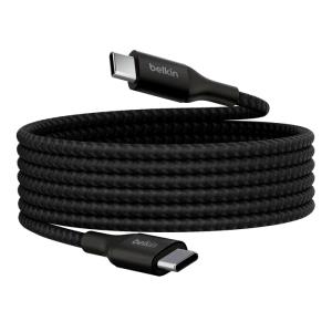 USB-c To USB-c 240w 2.0 Braided Pcr 1m Black
