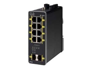 Industrial Ethernet Switch Ie-1000 Gui Based L2 Poe Switch 2 Ge Sfp 8 Fe Copper Ports