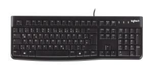 Logitech K120 - keyboard - English - black