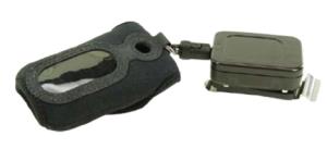 Belt Clip Reel With A Cs30xx Boot For Hands Free Portability