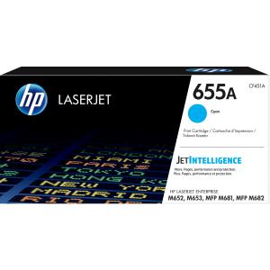 Toner Cartridge - No 655A - 10.5k Pages - Cyan