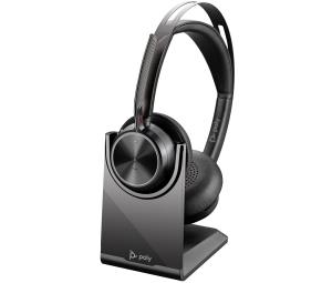 Headset Voyager Focus 2 - Stereo - Bluetooth/USB-C - USB-C/A Adapter