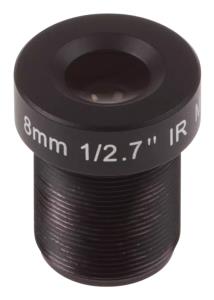 Lens 8.0mm F1.8 With M12 Thread Rem Ir Cut Filter 10 Pcs