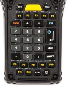Keyboard Long - 36 Key Alpha Mod Numeric - Calculator 12 Fn