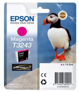 Ink Cartridge - T3243 Puffin - 14ml -  Magenta