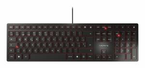 KC 6000 SLIM Keyboard - Corded USB - Black - Qwerty Spanish