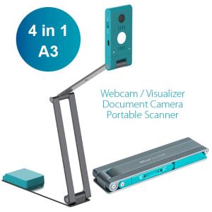 Iriscan Visualizer 7 - All-in-one USB Document Camera & Portable Scanner