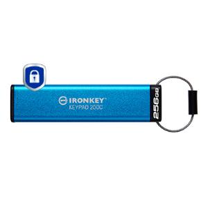 Ironkey Keypad 200c - 256GB USB Stick - USB 3.2 / USB-c - FIPS 140-3 Level 3 (pending) - Aes 256-bit Encrypted