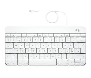 Wired Keyboard For iPad 4/mini White - Qwerty Pan Nordic