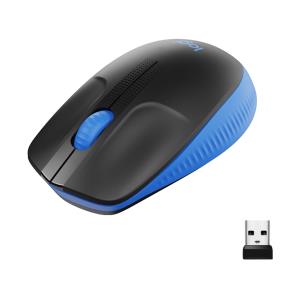 M190 Full-Size Wireless Mouse Blue