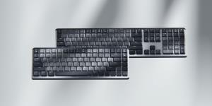 MX Mechanical Wireless Illuminated Performance Keyboard - Graphite US International Qwerty Tactile Quiet
