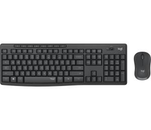 MK295 Silent Wireless Combo Graphite Qwerty Portuguese