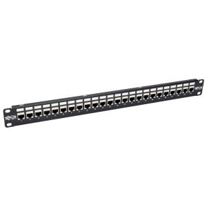 24-PORT 1U RACK CAT6A PATCH PANEL