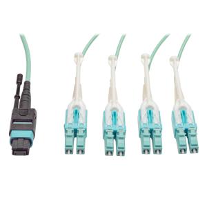 MTP/MPO FAN-OUT CABLE WITH PUSH/PULL TAB CONNECTORS MTP/MPO