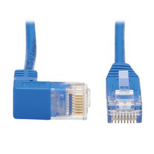 DOWN-ANGLE CAT6 GIGABIT MOLDED SLIM UTP ETHERNET CABLE (RJ45 RI
