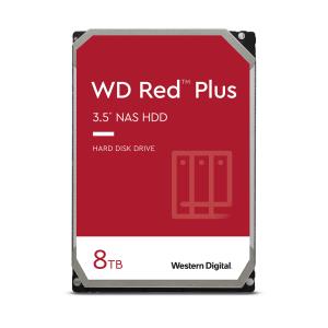 Hard Drive - WD Red Plus WD80EFPX - 8TB - SATA 6Gb/s - 3.5in - 5640 RPM - 256MB Cache