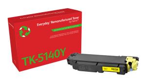 Everyday Remanufactured Compatible Toner Cartridge - Kyocera TK-5140Y - Standard Yield - 5000 Pages - Yellow