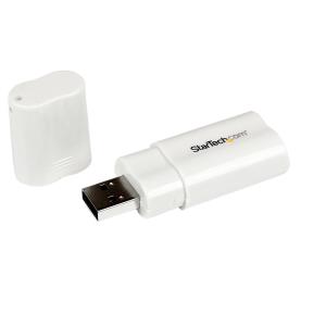 USB 2.0 To Audio Adapter - White