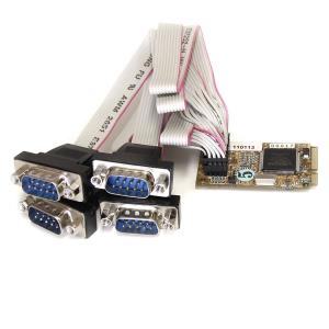 Mini Pci-e Serial Card W/ 16650 Uart 4 Port Rs232