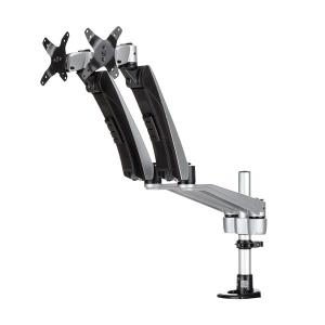 Dual Monitor Mount Full Motion Articulating Arms - Stackable