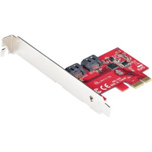 SATA Pci-e Card - 2 Port Pci-e SATA Expansion Card - 6gbps - Full/low Profile