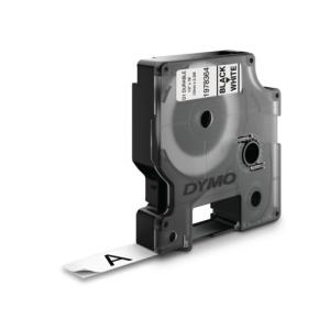 D1 Durable 12mm X 5.5m Black On White