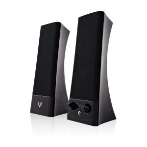 Portable Stereo Speaker 5w Rms USB 2.0 - USB Powered - Black