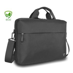 Ctp16-eco2 - 16in Eco-friendly Rpet Topload Briefcase - Black