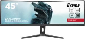Desktop Monitor - G-MASTER GCB4580DQSN-B1 - 45in Curved - 5120x1440 (DQHD) - Black