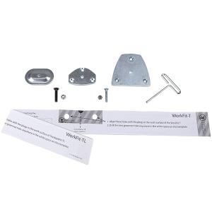 Lx Arm Grommet Mount For Workfit-t/tl (zinc Plated Steel)