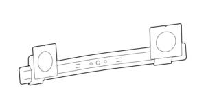 Accessory Lx Pro Dual Display Bow End - Matte Black