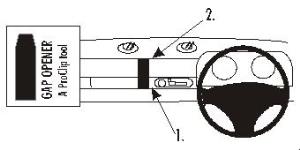 PROCLIP CENTER MOUNT LOTUS ELISE S1