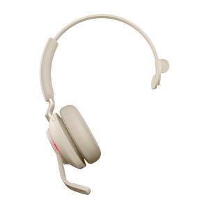 Headset Evolve2 65 MS - Mono - USB-A / BT - Beige