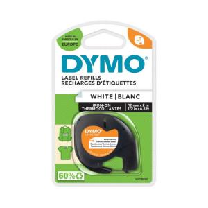 Iron-on Tape 12m X 2mm White For Letratag