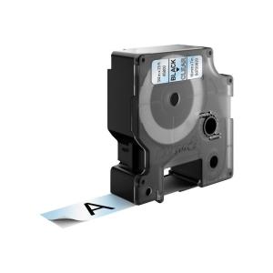 Tape/19mmx7m Black Transparent Type D1