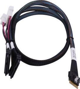 Cable ACK-I-SlimSASx8-2SFF-8639x4-U.2-0.8M