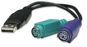 Converter USB To Dual Ps/2