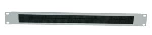 Cable Entry Panel - 19in - 2U - With Brush Insert - Grey