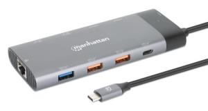 Docking Station / Multiport Hub - USB-C PD 10-in-1 Dual Monitor 8K
