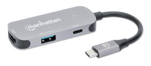 USB-C DOCK/HUB 3-Port HDMI/USB-A/USB-C With PD