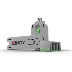 USB Port Blocker Green 4pack