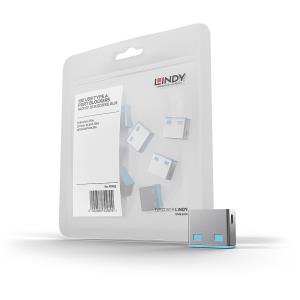 USB Port Blocker 10pack Blue (without Key)