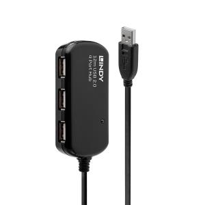 USB 2.0 Active Extension Pro 4 Port Hub 12m