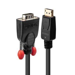 Cable - DisplayPort To Vga - Black - 2m
